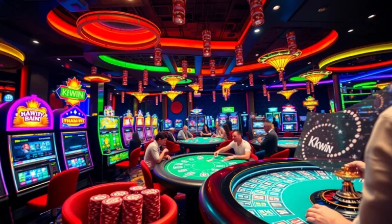 Kkwin players experience excitement at a roulette table with colorful chips.